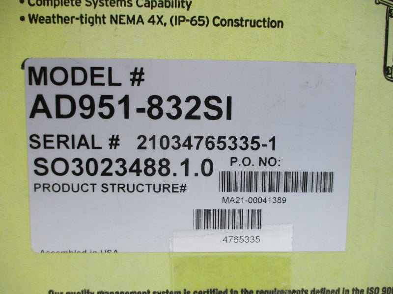 LMI MILTON ROY AD951-832SI 95/240V 1.40A 110PSI NSMP