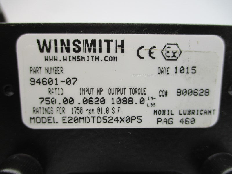 WINSMITH E20MDTD524X0P5 94601-07 NSMP