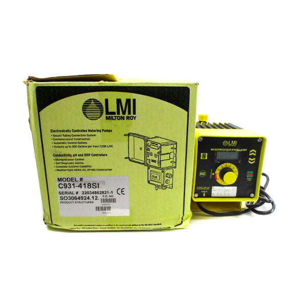 LMI MILTON ROY C931-418SI 120V 3.50A 60.0PSI NSMP