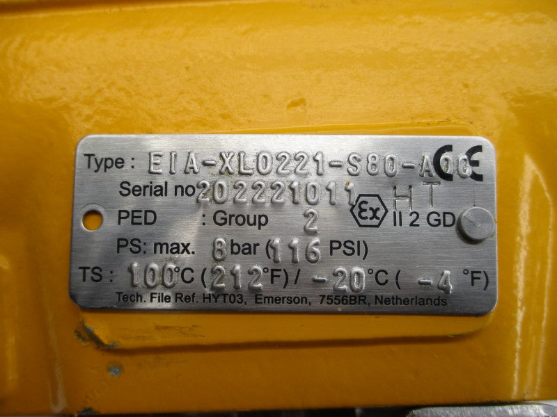HYTORK EIA-XL0221-S80-A00 116PSI 2" NSNP