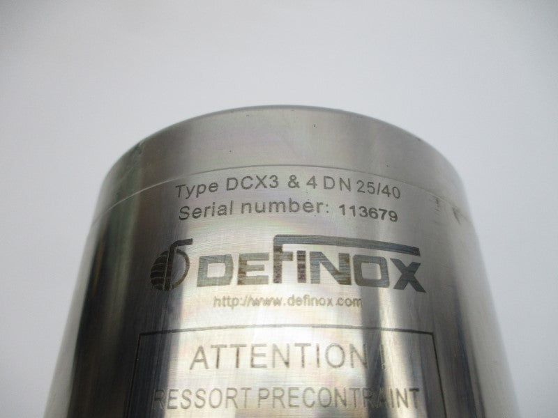 DEFINOX DCX3&4DN25/40 NSNP