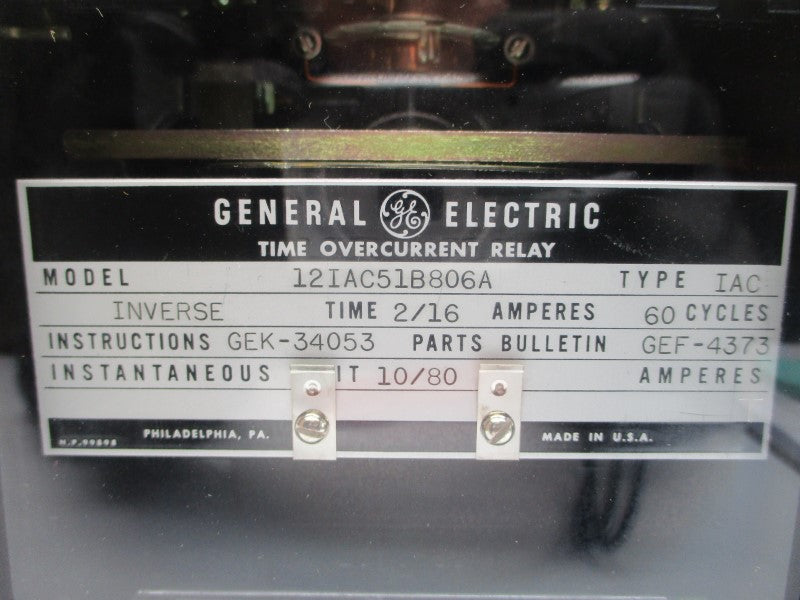 GENERAL ELECTRIC 12IAC51B806A NSMP