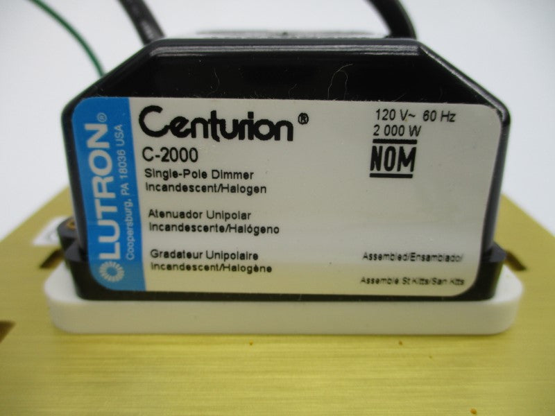 LUTRON C-2000-WH 120V (WHITE) NSMP