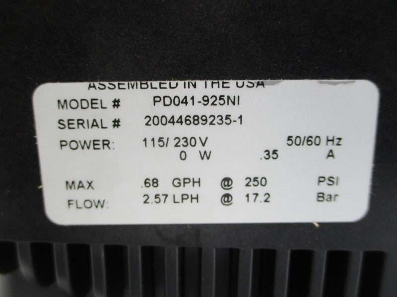 LMI MILTON PD041-925NI 115/230V .35A 250PSI NSMP