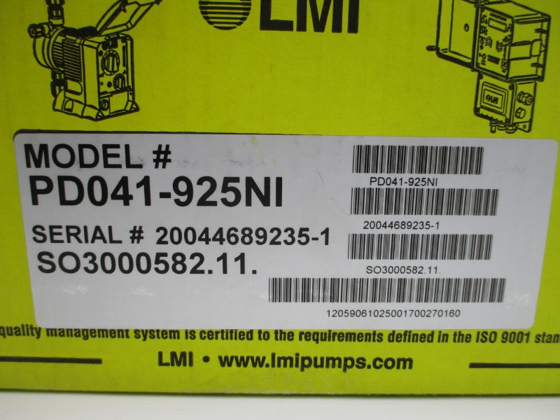LMI MILTON PD041-925NI 115/230V .35A 250PSI NSMP
