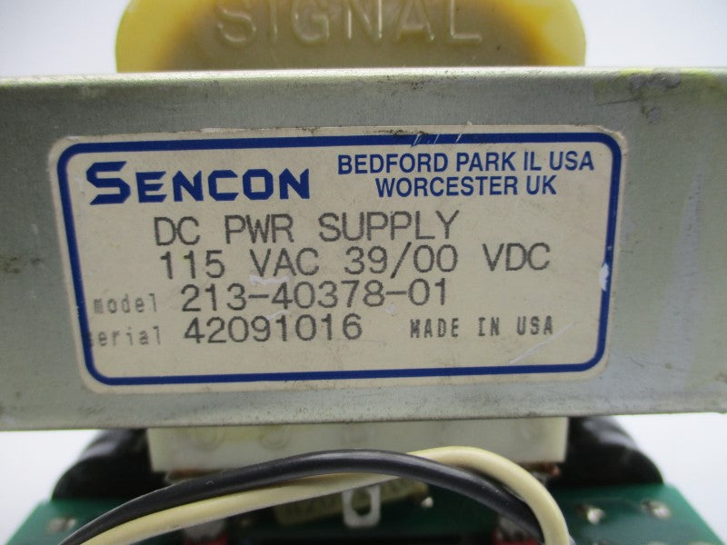 SENCON 213-40378-01 115VAC UNMP