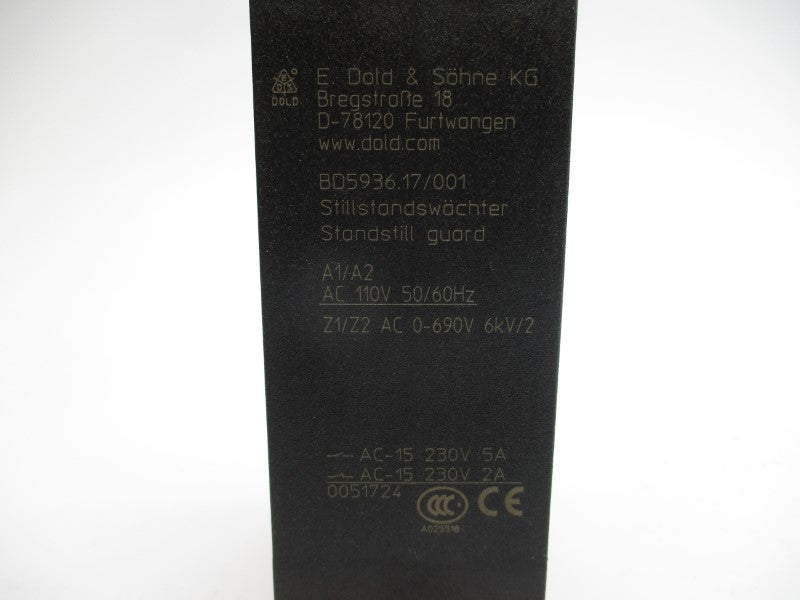 DOLD BD5936.17/001 0051724 110VAC 5A NSMP
