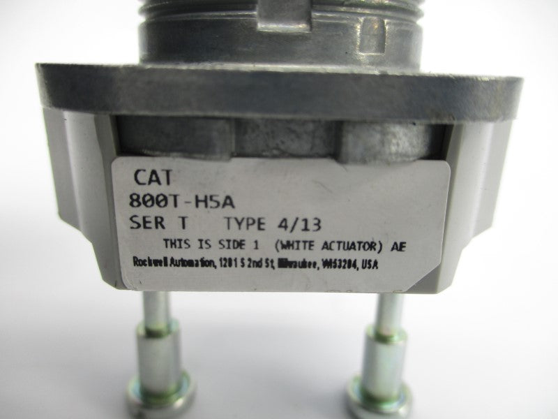 ALLEN BRADLEY 800T-H5A (AS PICTURED) SER. T NSNP