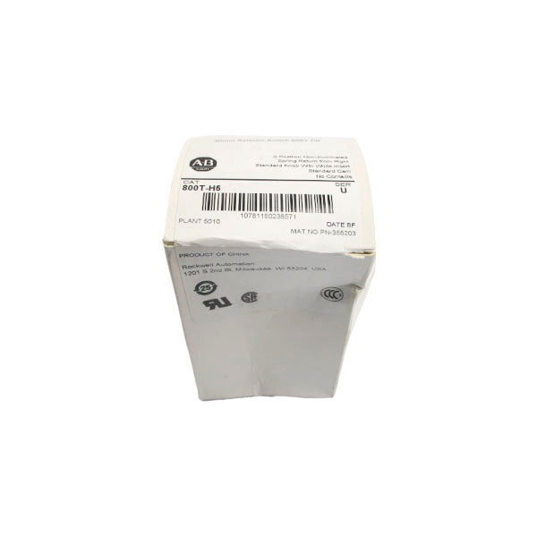 ALLEN BRADLEY 800T-H5 SER. U (WH) NSFS