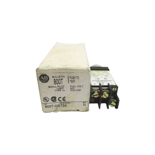 ALLEN BRADLEY 800T-QST24 SER. N 24VAC/DC (WH) NSMP