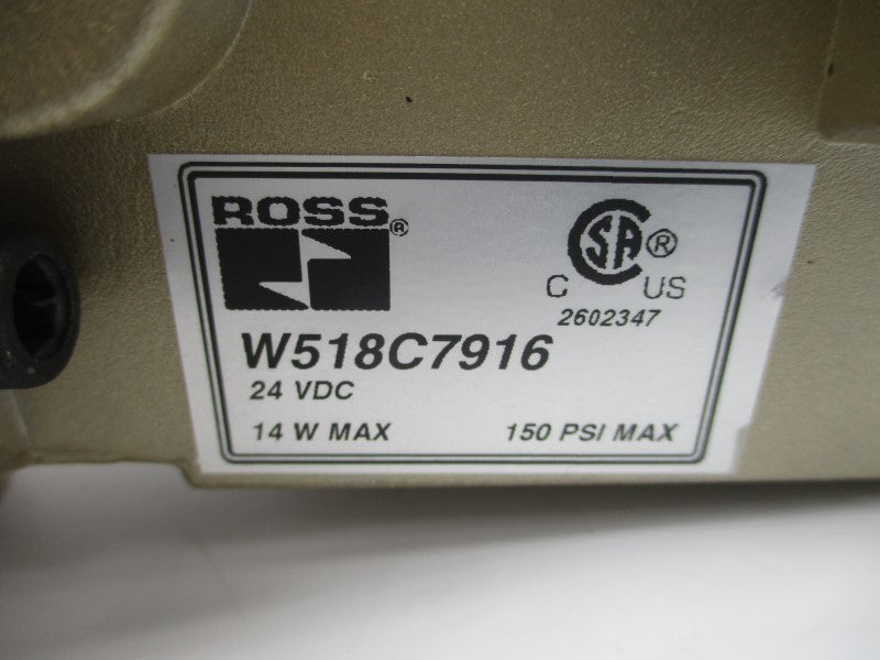 ROSS 2773B4051W 24VDC 150PSI NSMP