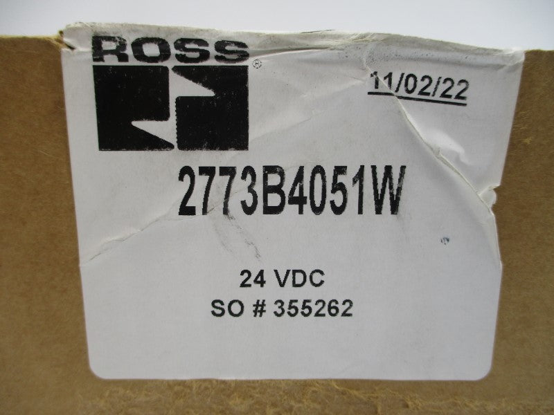 ROSS 2773B4051W 24VDC 150PSI NSMP