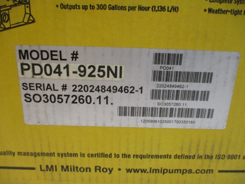 LMI MILTON PD041-025NI 115/230V .35A 250PSI NSMP