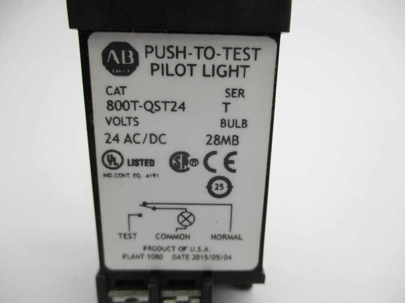 ALLEN BRADLEY 800T-QST24 SER. T 24VAC/DC NSNP