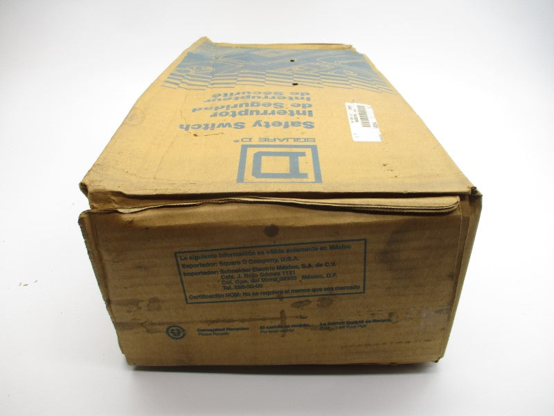 SQUARE D HU363RB SER. F05 600V 100A NSFS