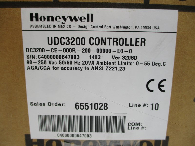 HONEYWELL DC3200-CE-000R-200-00000-E0-0 90-250VAC NSMP