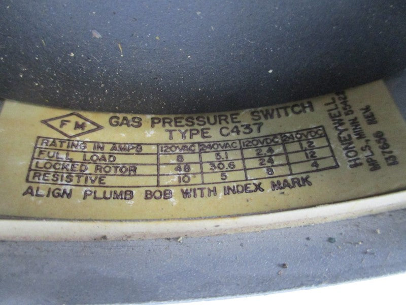HONEYWELL C437H10013 120/240VAC UNMP