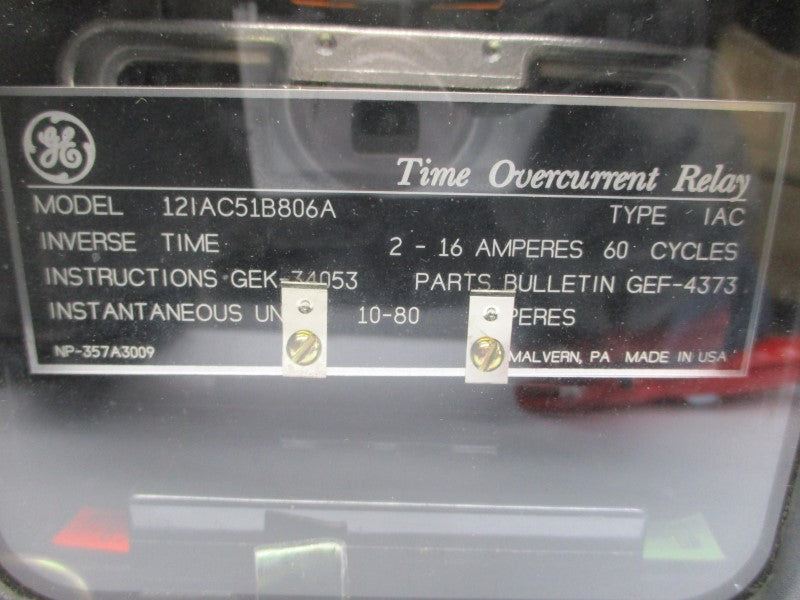 GENERAL ELECTRIC 12IAC51B806A 2-16A NSMP