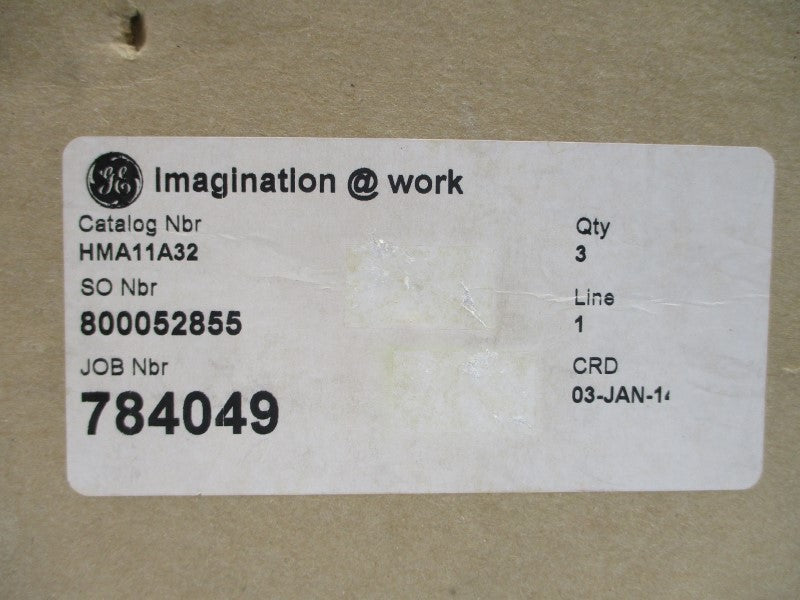 GENERAL ELECTRIC HMA11A32 NSFS