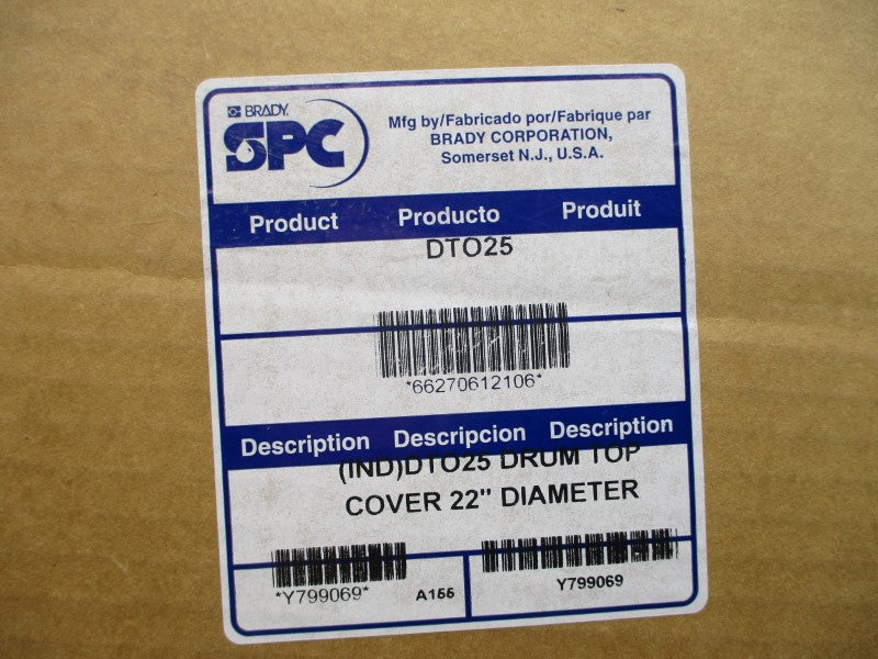 SPC BRADY DTO25 22" (PKG OF 25) NSMP