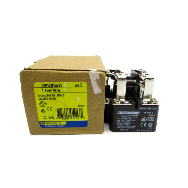 SQUARE D 8501CO16V20 SER. E 120V 40A (AS PICTURED) NSMP