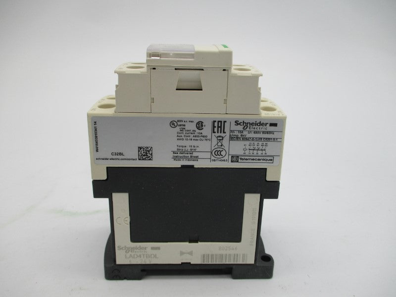 SCHNEIDER ELECTRIC CAD32BL 24VDC 10A NSMP