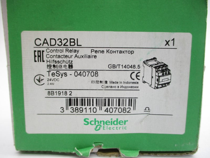 SCHNEIDER ELECTRIC CAD32BL 24VDC 10A NSMP