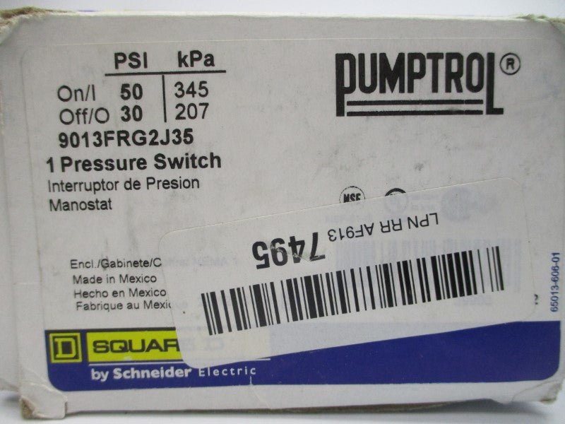 SQUARE D 9013FRG2J35 SER. A 115/230V 30/50PSI NSMP