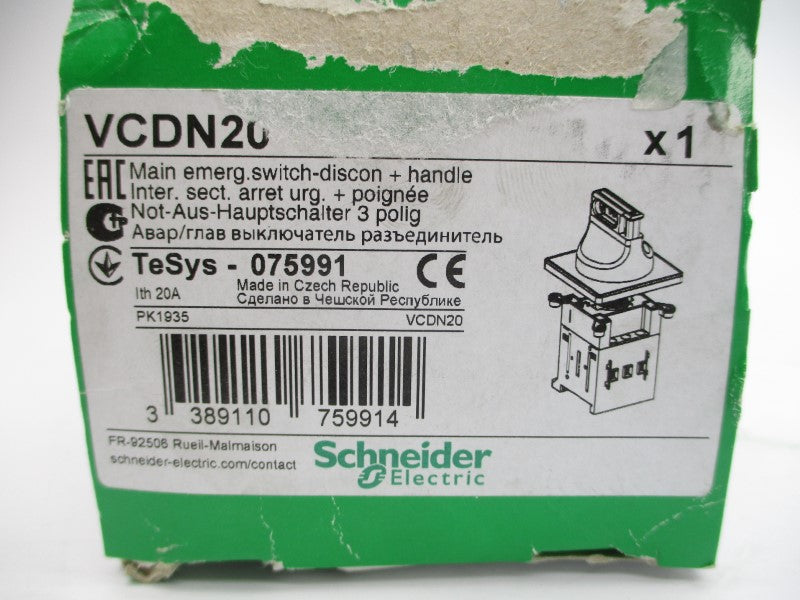 SCHNEIDER ELECTRIC VCDN20 690V 20A NSMP