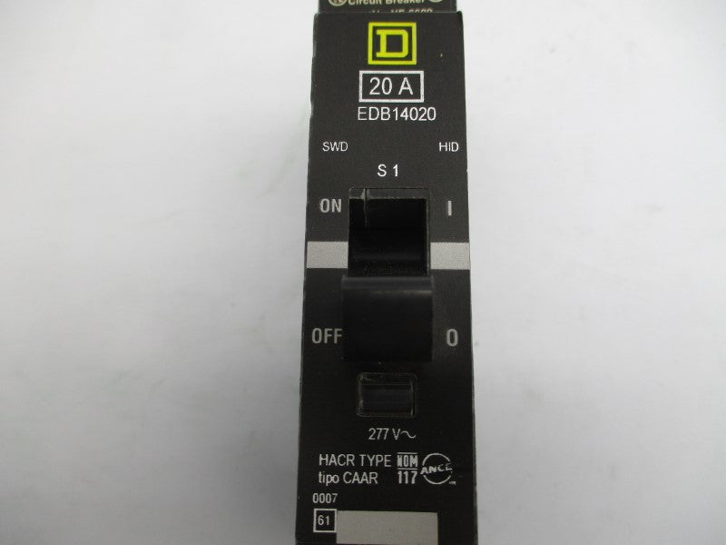 SQUARE D EDB14020 SER. 1 277V 20A NSNP