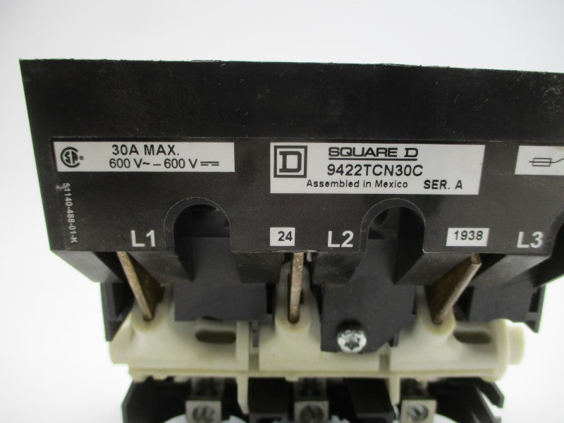 SQUARE D 9422TCN30C SER. A 600V 30A NSNP