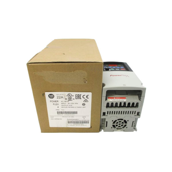 ALLEN BRADLEY 22A-V4P5N104 SER. A F/W 7.01 100-120VAC 18.0A NSMP