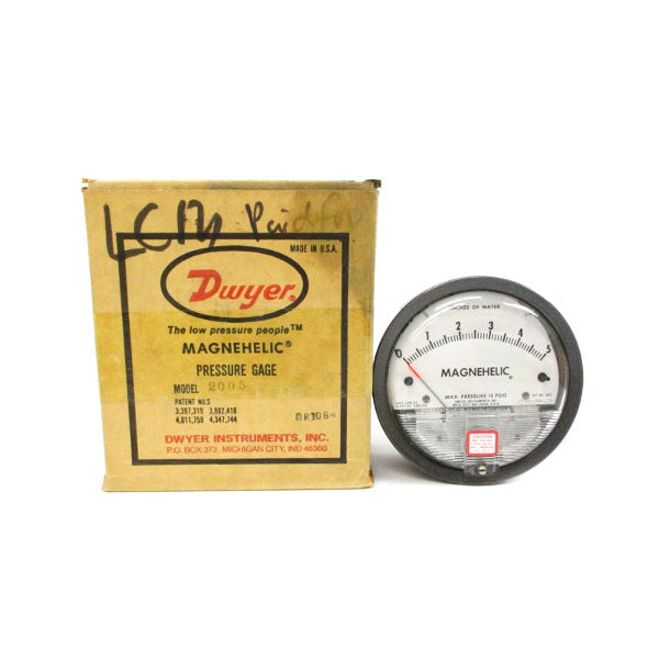 DWYER 2005 15PSI 0-5"H2O NSMP