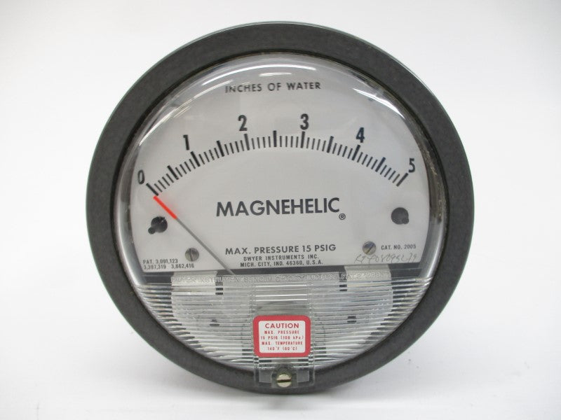 DWYER 2005 15PSI 0-5"H2O NSMP