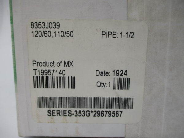 ASCO 8353J039 110/120V 5-125PSI 1-1/2" NSMP