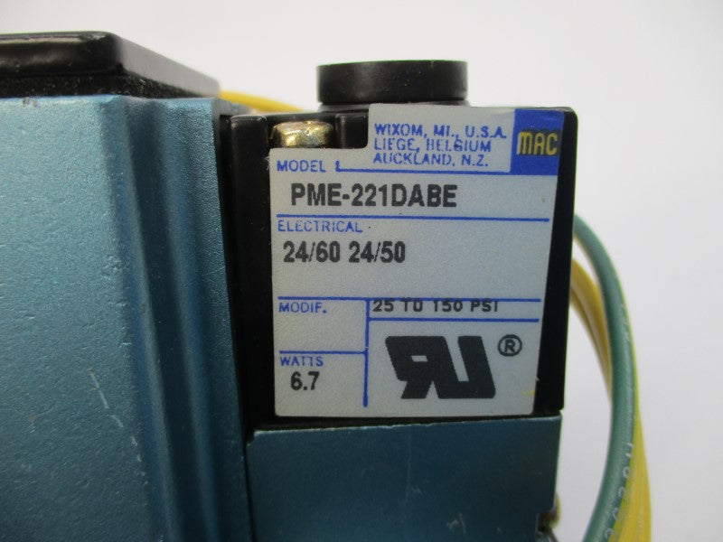 MAC 6211C-211-PM-221DA 24V 25-150PSI NSMP