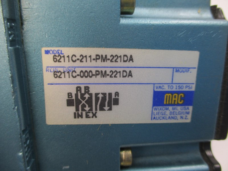 MAC 6211C-211-PM-221DA 24V 25-150PSI NSMP