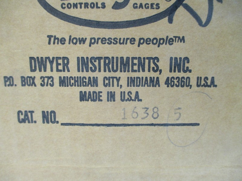 DWYER 1638-5 480VAC 15A 10PSI NSMP