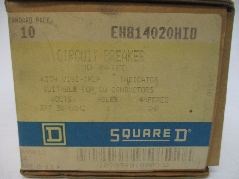 SQUARE D EHB14020HID 120/277VAC 20A (PKG OF 10) NSMP