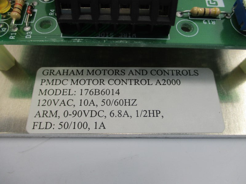 GRAHAM MOTORS AND CONTROLS 176B6014 120VAC 10A NSNP