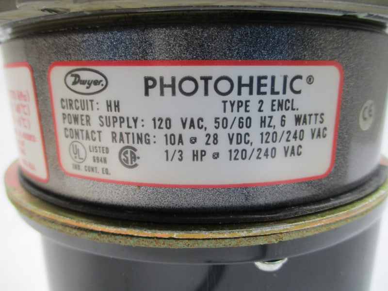 DWYER A3010 120/240VAC 10A 25PSI 0-10"H2O NSMP