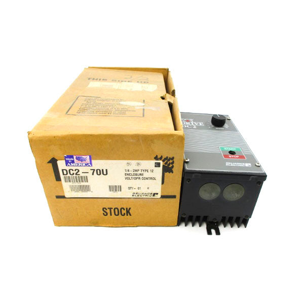 RELIANCE ELECTRIC DC2-70U 115/230VAC 12.5A (AS PICTURED) NSMP