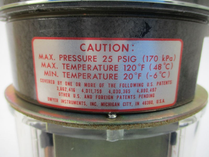 DWYER 3015 25PSI 0-15"H2O NSMP