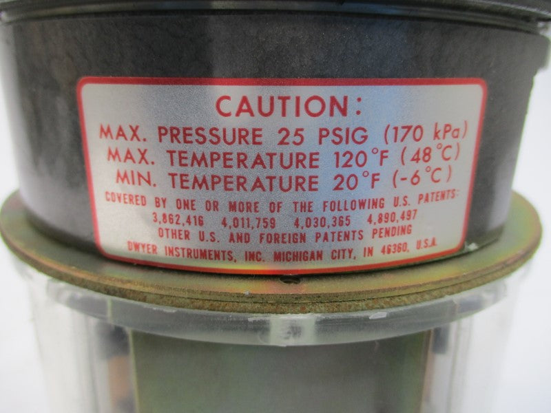 DWYER 3005C 25PSI 0-5"H2O NSMP