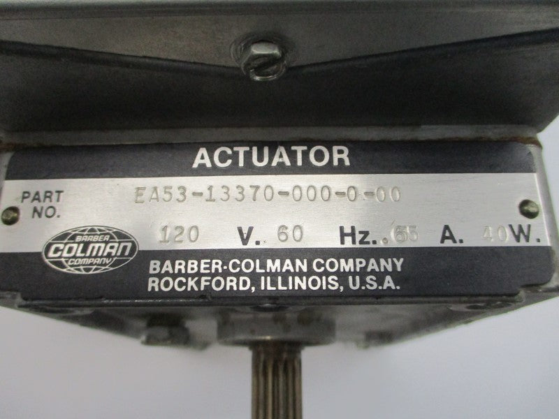 BARBER COLMAN EA53-13370-000-0-00 A-00003 120V .65A NSNP