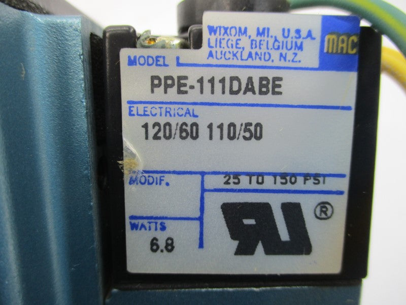 MAC 6211C-211-PP-111DA 110/120V 25-150PSI NSMP