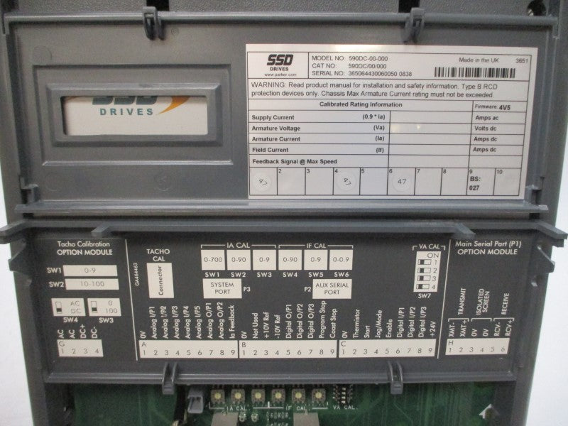 SSD DRIVES 590S-0700-9-1-1-00 220-500VAC 63A NSMP