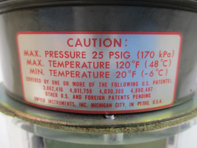 DWYER 3020 25PSI 0-20"H2O NSMP