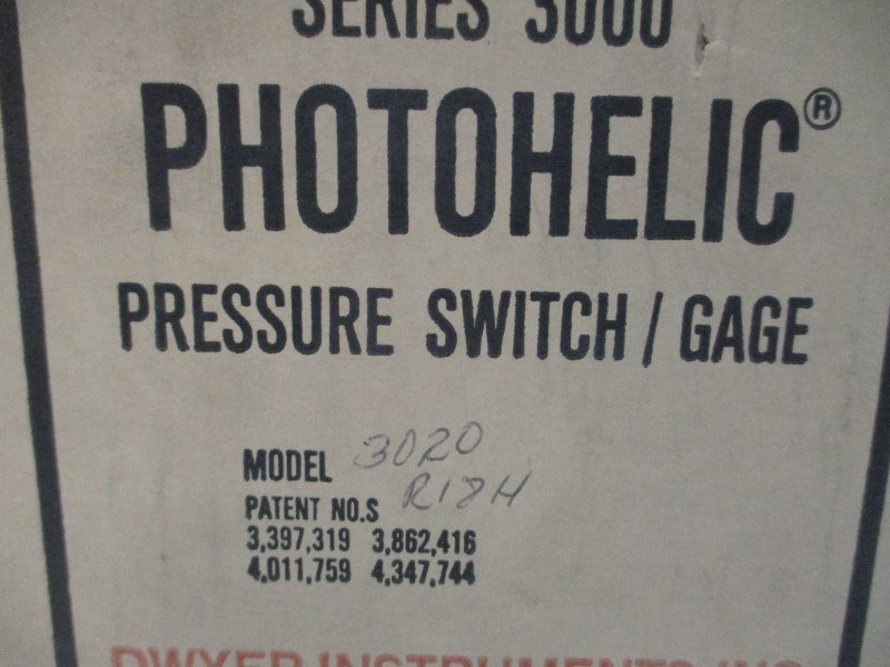 DWYER 3020 25PSI 0-20"H2O NSMP