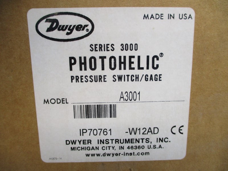 DWYER A3001 NSFS